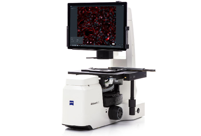 ZEISS invertovaný mikroskop Axiovert 5 digital - Ideální volba pro prostředí s více uživateli