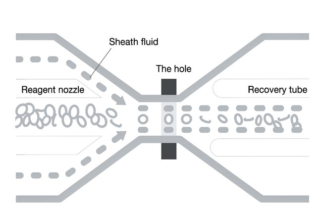 Sheath flow impedance