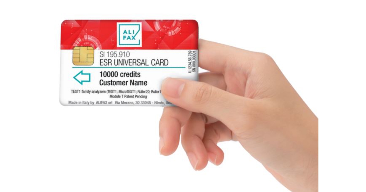 TEST 1 Card ESR 4000 | BioVendor LM